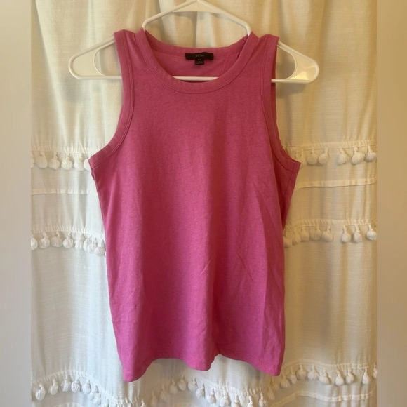 J Crew Tie Back Tank top pink size XS - Picture 1 of 8